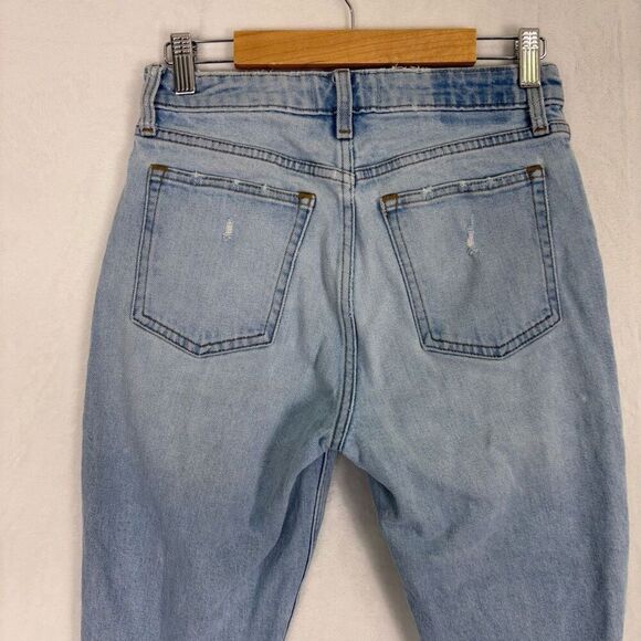 Abercrombie & Fitch The Skinny High Rise Distressed Knee Jeans Size 4 - Picture 9 of 12